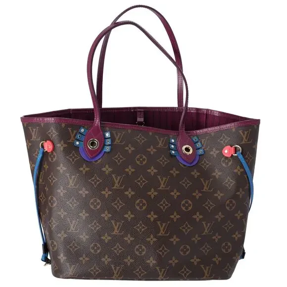 Louis Vuitton Flamingo Neverfull MM Monogram Tote Bag M41664 Magenta